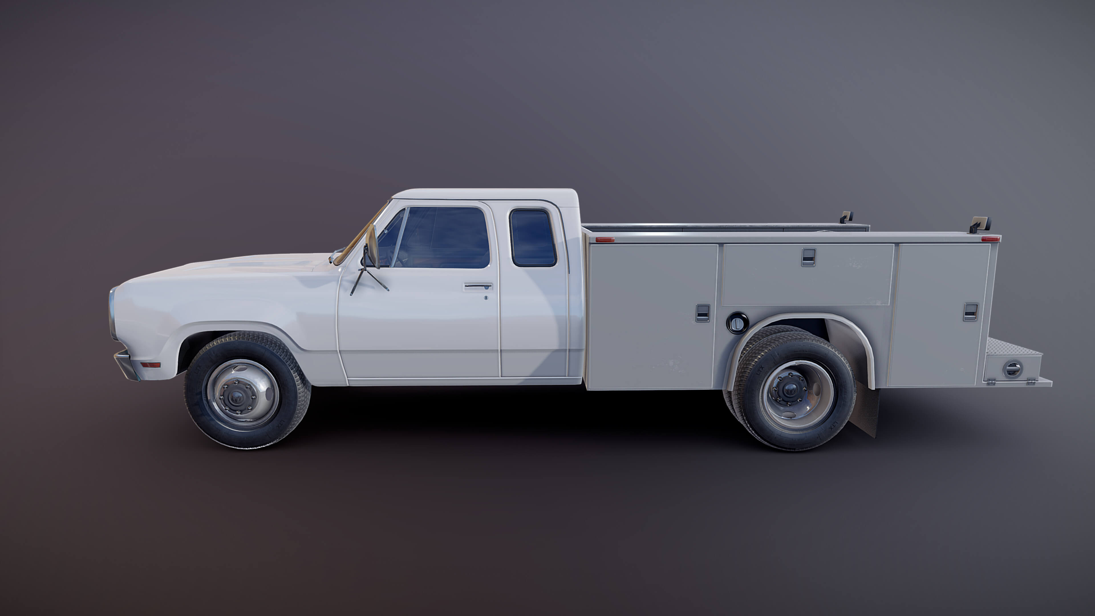 Dodge D100 Service Truck - 3D Model by Veaceslav Condraciuc