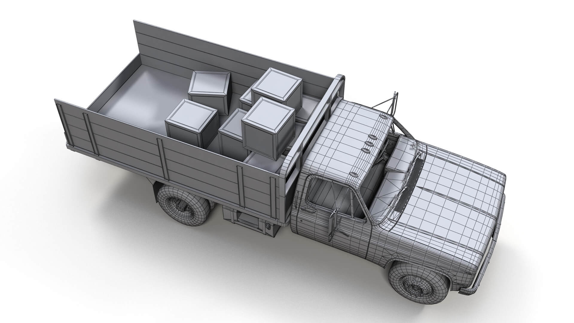 Farmer Truck - 3D Model by Veaceslav Condraciuc