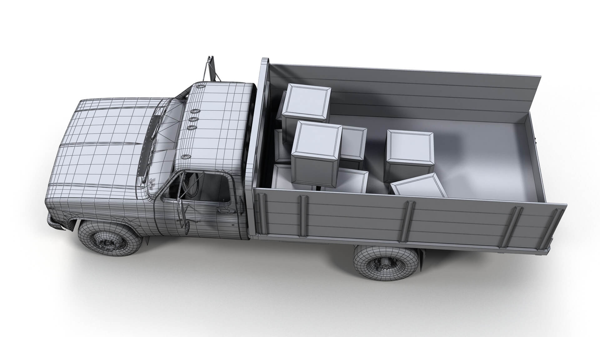 Farmer Truck - 3D Model by Veaceslav Condraciuc