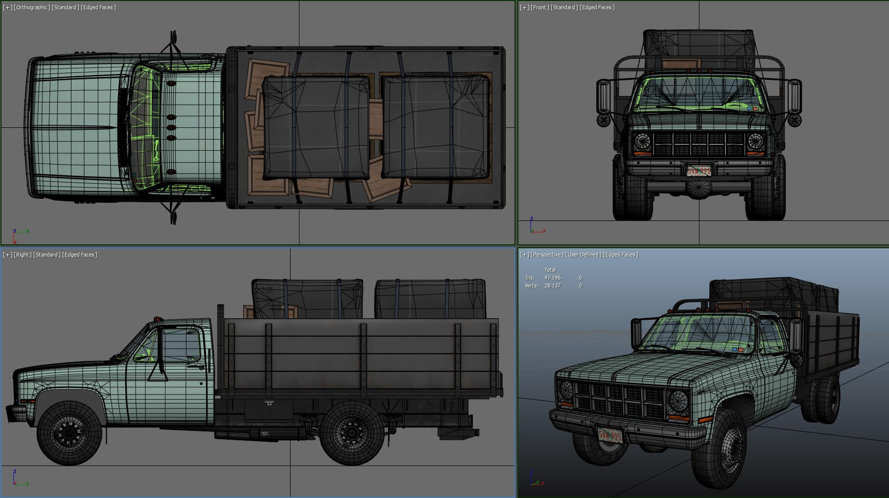 Farmer Truck - 3D Model by Veaceslav Condraciuc