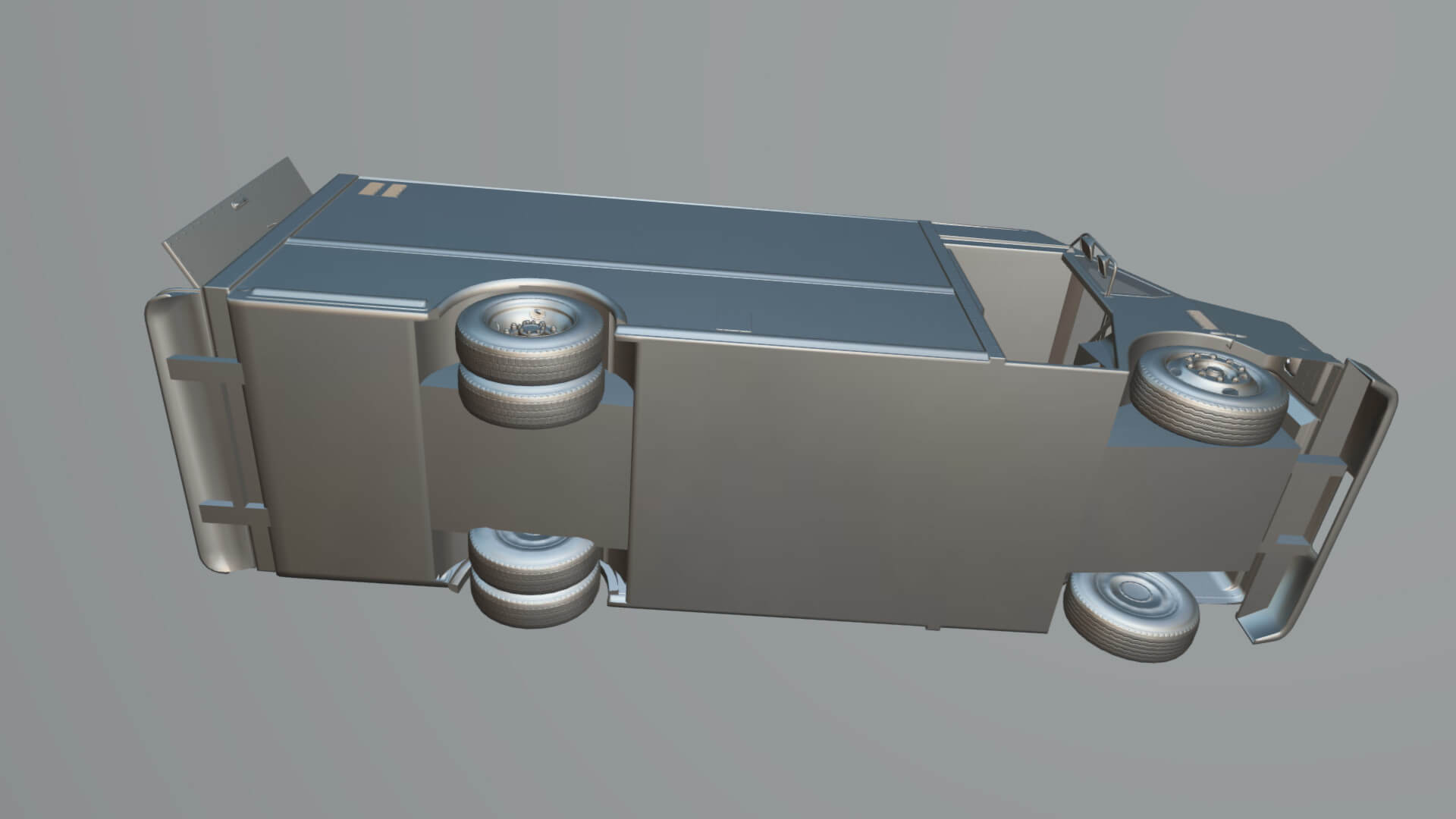 Mt45 Rails Freightliner MT45 Step Van - 3D Model by Veaceslav Condraciuc