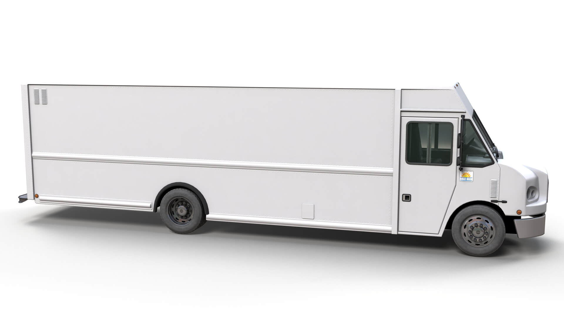 Freightliner MT55 Box Van 3D Model by Veaceslav Condraciuc