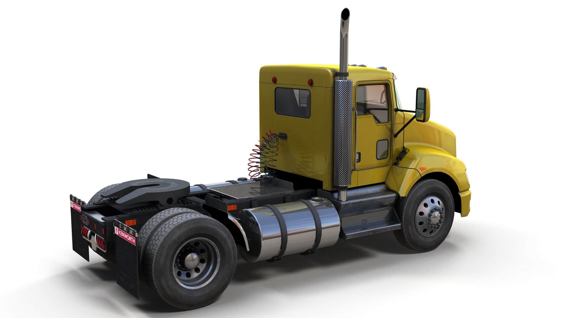 Kenworth T370 Single Axle Truck 3D Model by Veaceslav Condraciuc