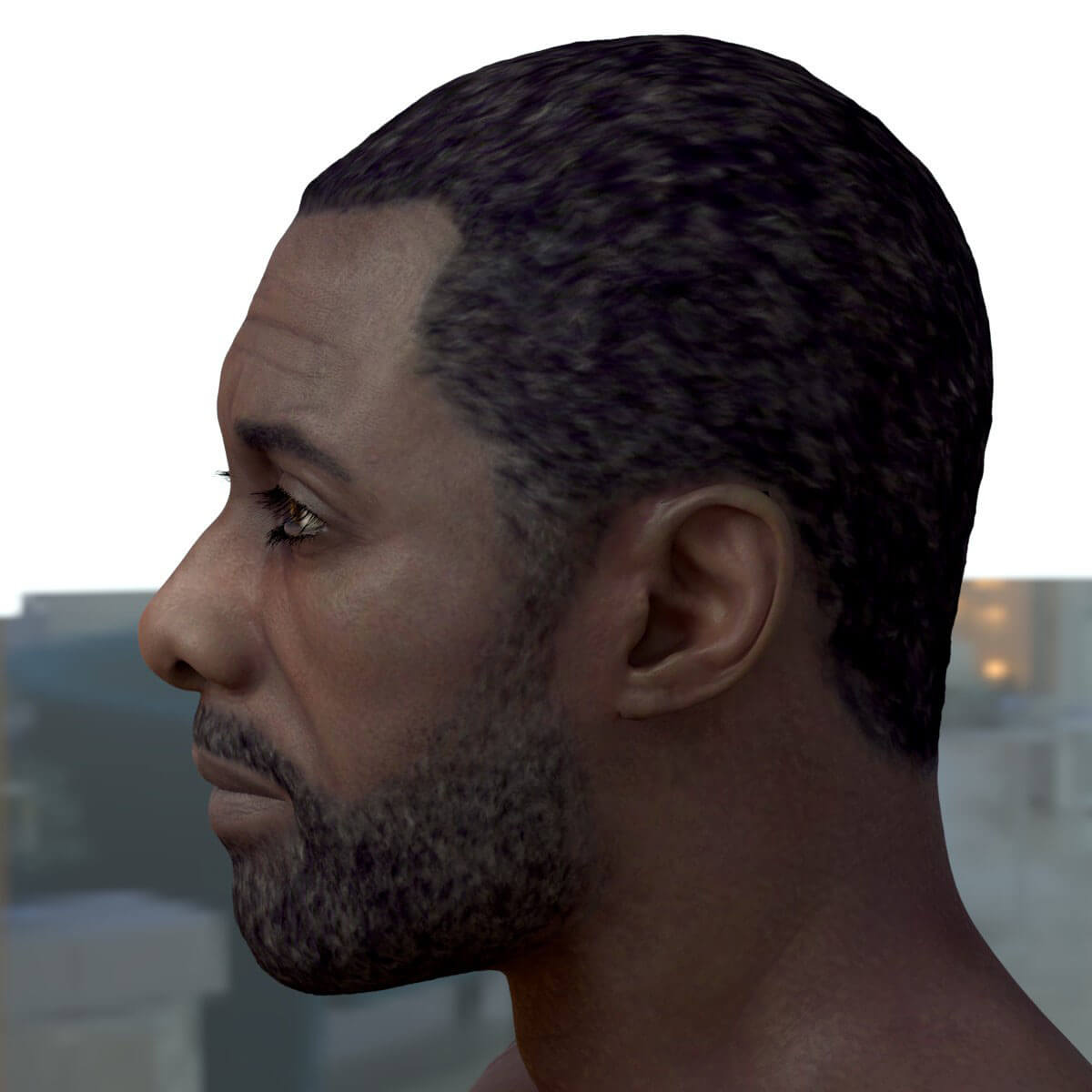 3D Model Idris Elba Head V1 by vefilanna