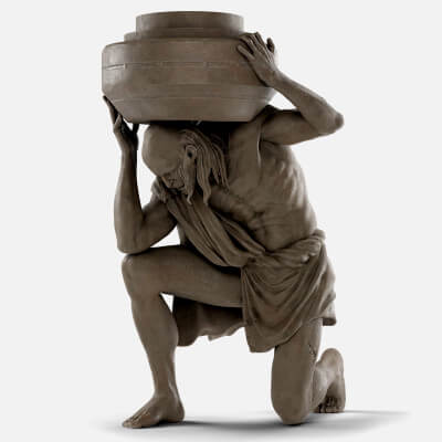 Human Statue - Pillar