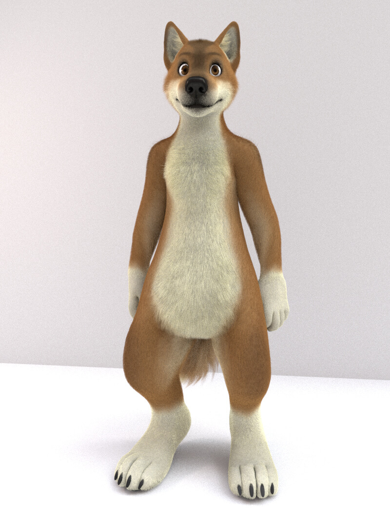 Antro Steep Wolf - Free 3D Model by Verbeger