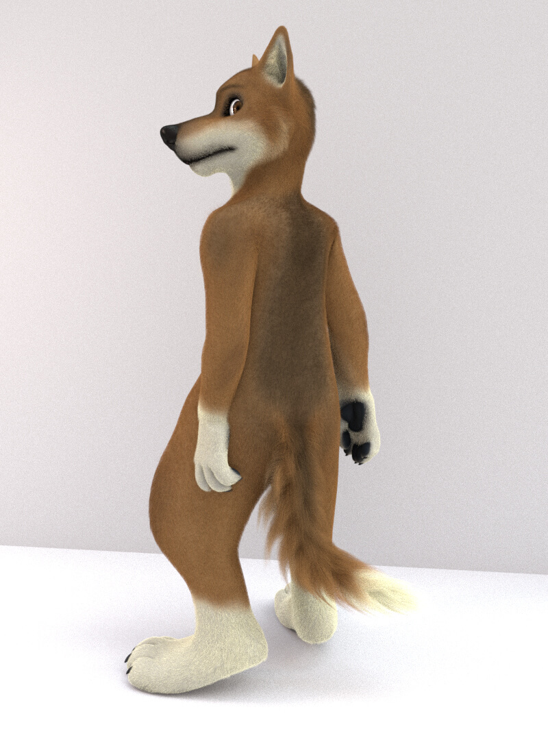 Antro Steep Wolf - Free 3D Model by Verbeger