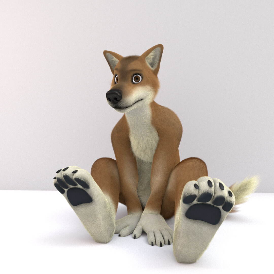 Antro Steep Wolf - Free 3D Model by Verbeger
