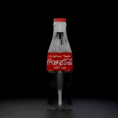 Stylized Coca-Cola Glass Bottle - Modular 3D Asset