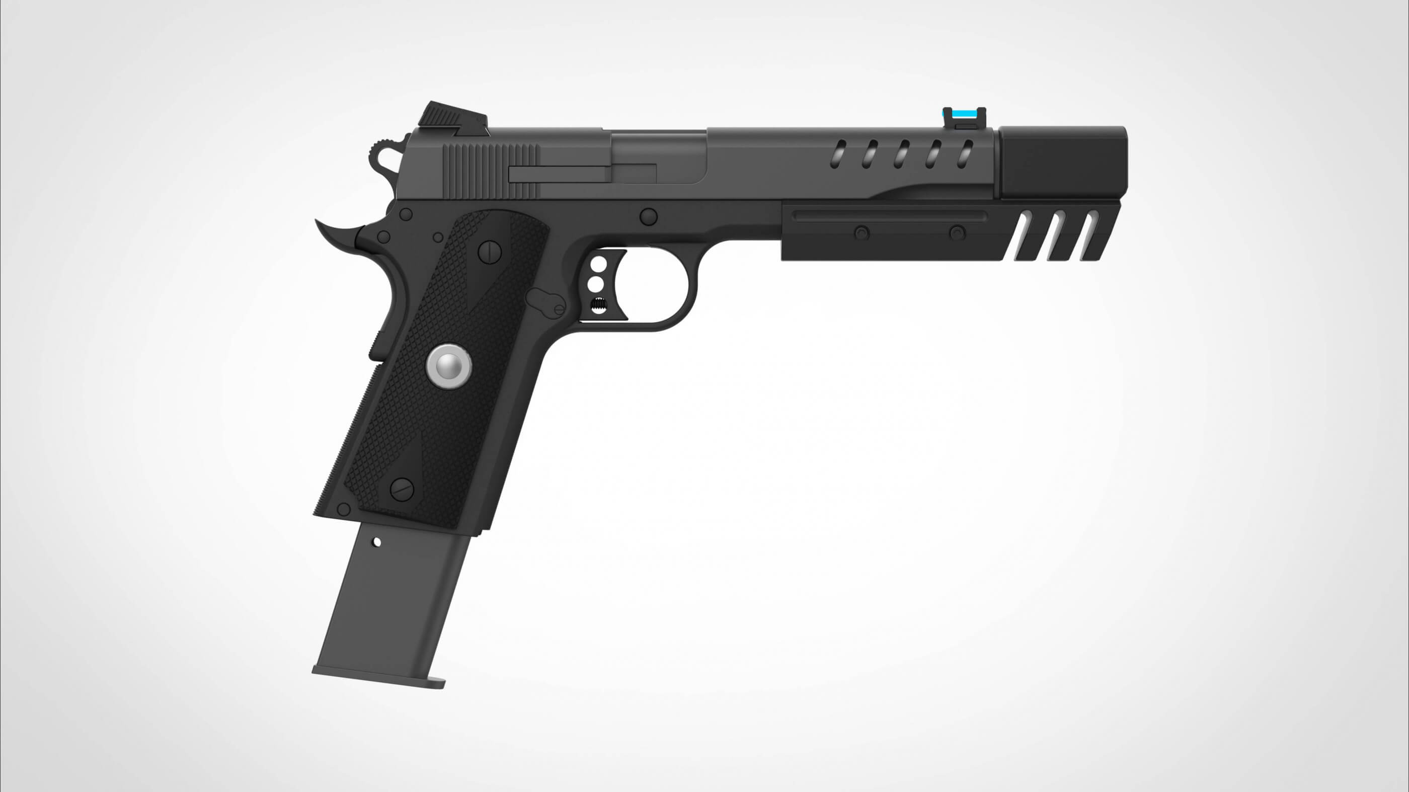 Modified Remington R1 From Rise of The Tomb Raider - 3D Print Model by ...