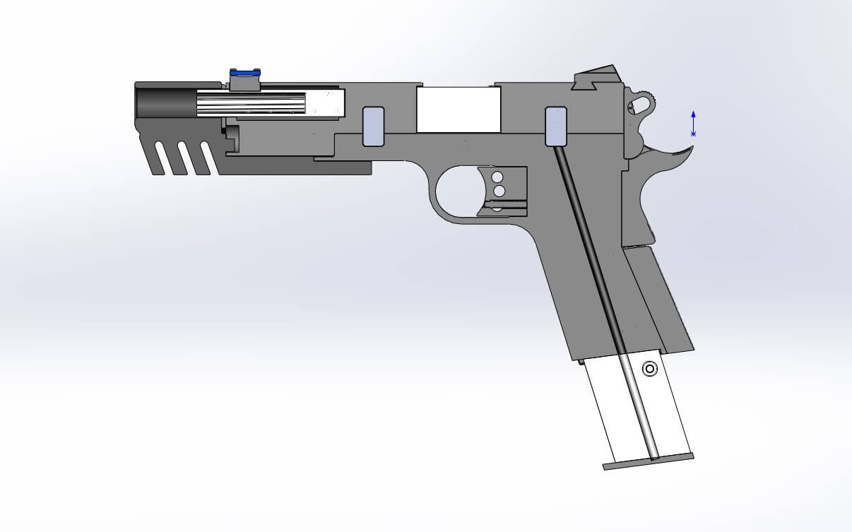 Modified Remington R1 From Rise of The Tomb Raider - 3D Print Model by ...