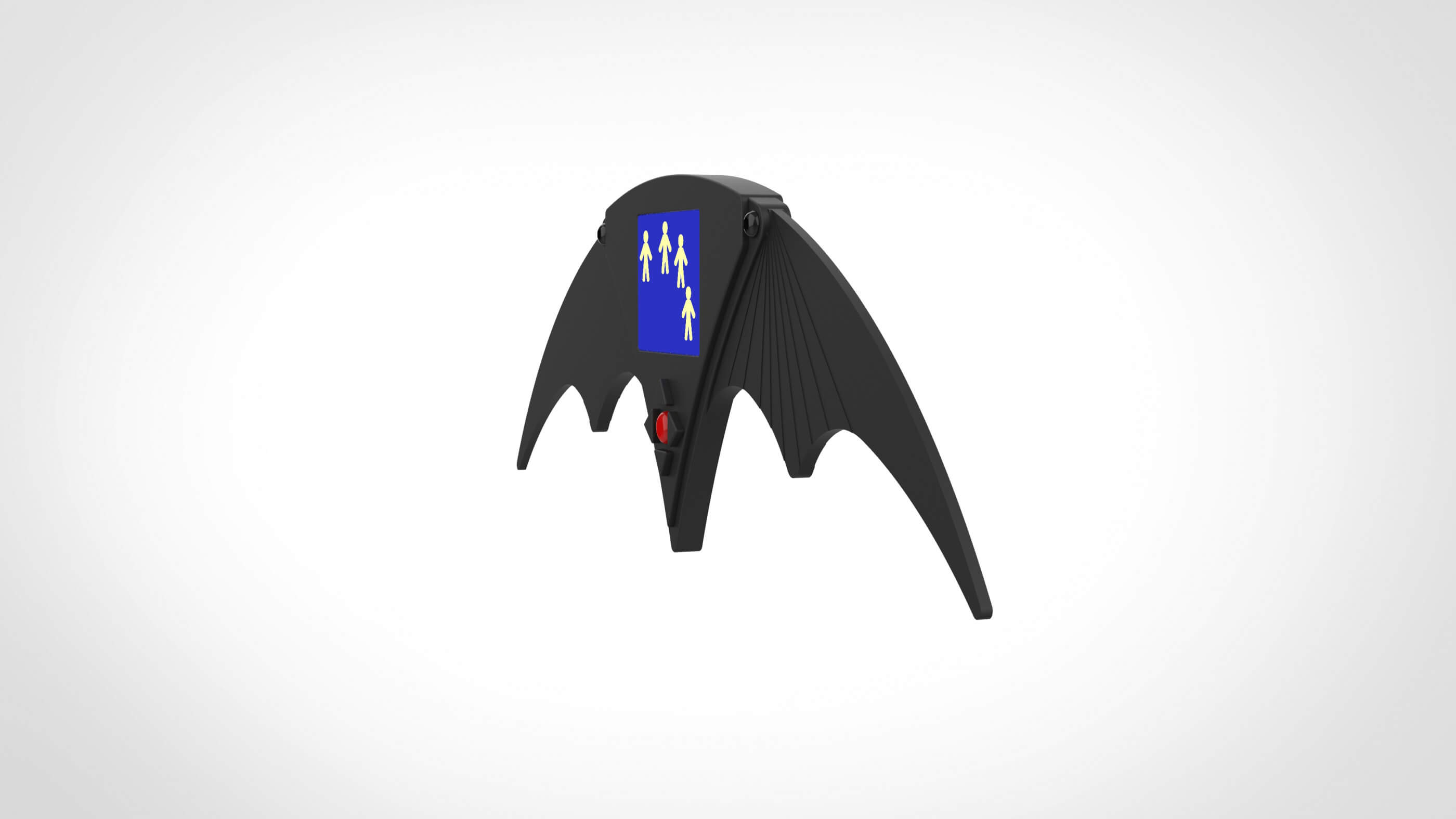 Remote Batarang From Batman Returns 1992 3D Model by vetrock