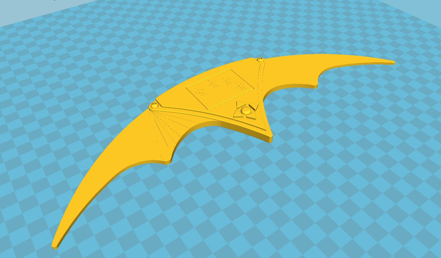 Remote Batarang From Batman Returns 1992 3D Model by vetrock