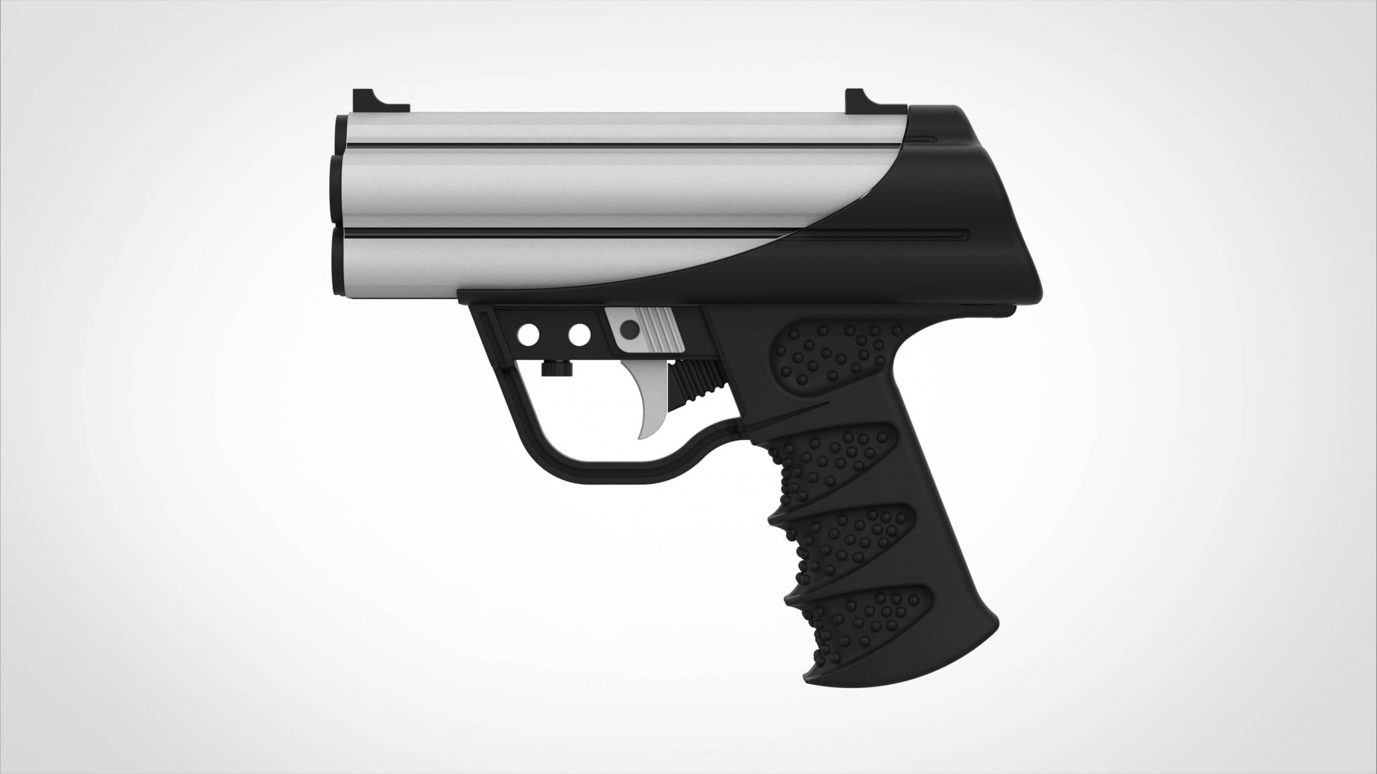 SFX Underwater P11 Gun From Tomb Raider 2 3D Print Model by vetrock