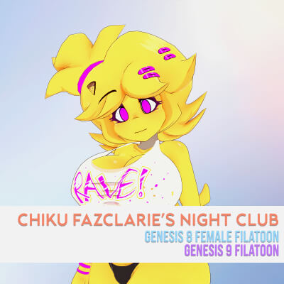 Chiku Fazclarie Night Club for Genesis 8 and 9Filatoon
