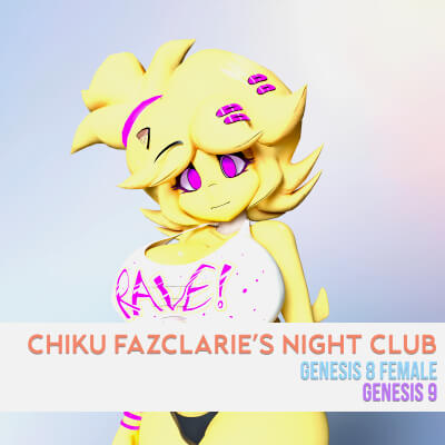 Chiku Fazclaries Night Club for Genesis 8 and 9 V2.0