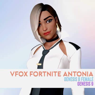 Fortnite Antonia for Genesis 8 and 9