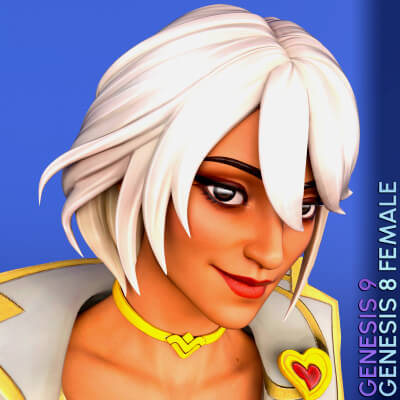 Fortnite Aphrodite for Genesis 8 and 9