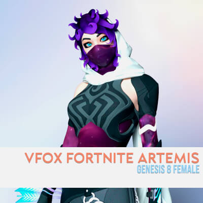 Fortnite Artemis for Genesis 8 Female by VFoxGames