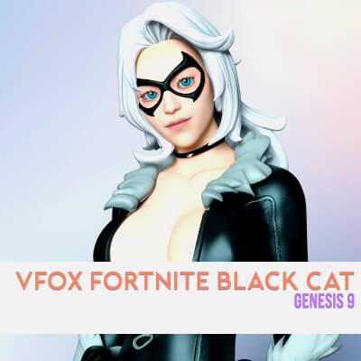 Fortnite Black Cat for Genesis 9