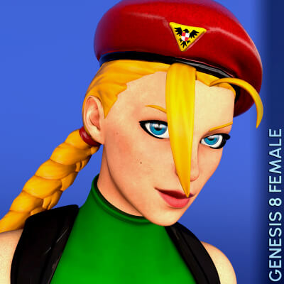 Fortnite Cammy for Genesis 8 Female