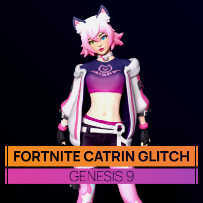 Fortnite Catrin Glitch for Genesis 9