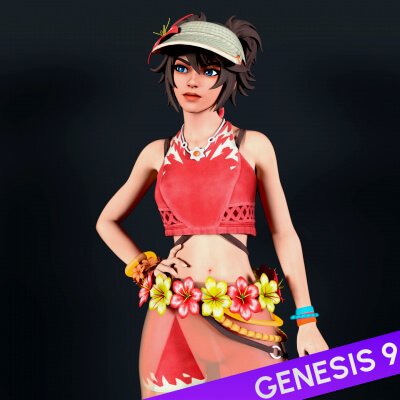 Fortnite Coastal Machinist for Genesis 9