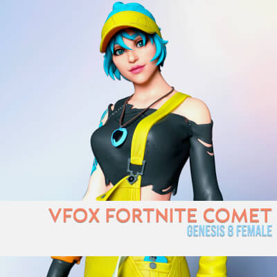 Fortnite Comet for Genesis 8 Female