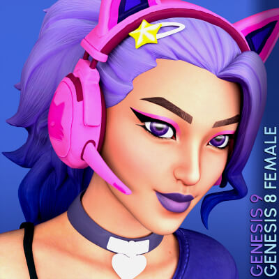 Fortnite Dasha for Genesis 8 and 9