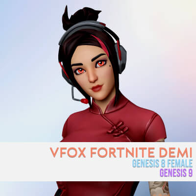 Fortnite Demi for Genesis 8 and 9