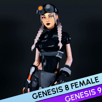 Fortnite Elite Jules for Genesis 8 and 9