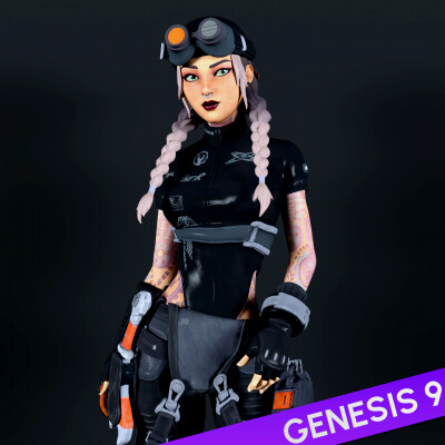 Fortnite Elite Jules for Genesis 9