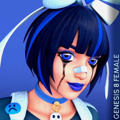 Fortnite Ennui for Genesis 8 Female