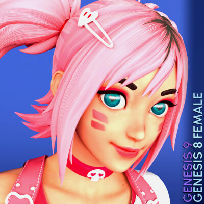 Fortnite Esme for Genesis 8 and 9