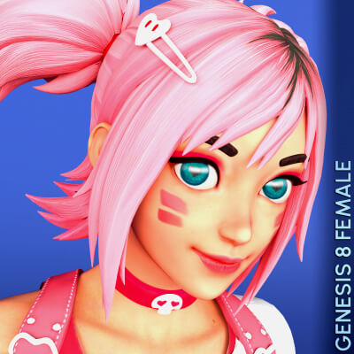 Fortnite Esme for Genesis 8 Female