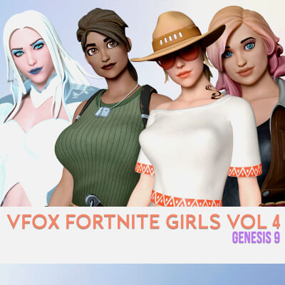 Fortnite Girls Vol 4 Bundle for Genesis 9