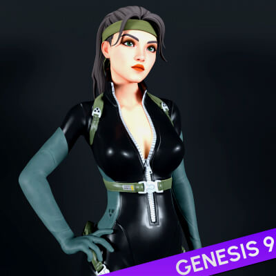 Fortnite Grace Crowne for Genesis 9