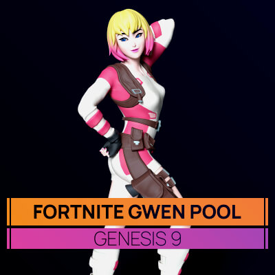 Fortnite Gwenpool for Genesis 9