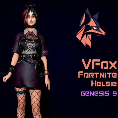 Fortnite Helsie for Genesis 9