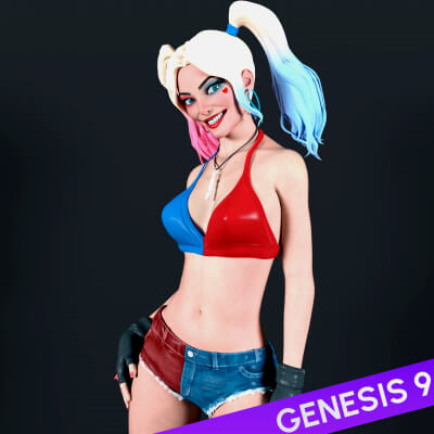 Fortnite High Tide Harley for Genesis 9
