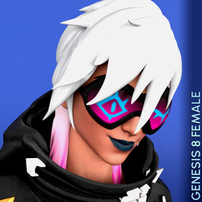 Fortnite Highwire for Genesis 8 Female