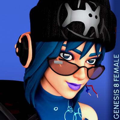 Fortnite Hope for Genesis 8 Female