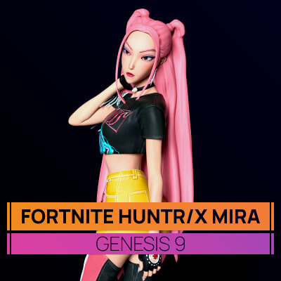 Fortnite HUNTR/X Mira for Genesis 9