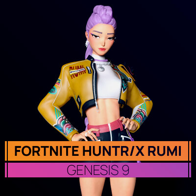 Fortnite HUNTR/X Rumi for Genesis 9