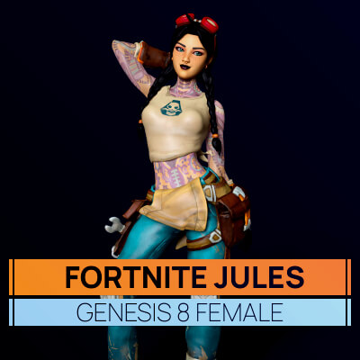 Fortnite Jules for Genesis 8 Female