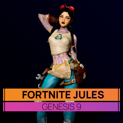 Fortnite Jules for Genesis 9
