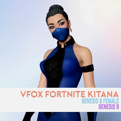 Fortnite Kitana for Genesis 8 and 9