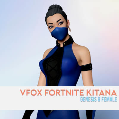 Fortnite Kitana for Genesis 8 Female