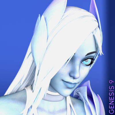 Fortnite Lady Windfrost for Genesis 9