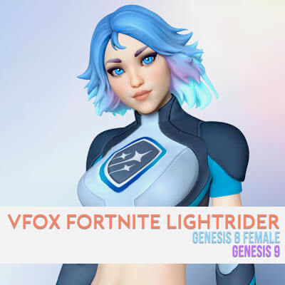 Fortnite Lightrider for Genesis 8 and 9